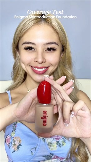 Foundation Coverage Test | Enigma Skintroduction Foundation | Makeup Review