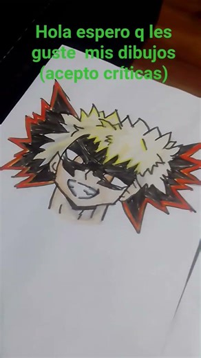 dibujo de deku y bakugo