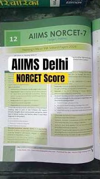 AIIMS NORCET-7 Stage-I Prelims 2024 | Mission Old Paper 4.0 Vol-II | NORCET PYQs#NursingExam