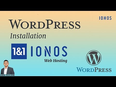 How to setup a WordPress on IONOS | WordPress website install on IONOS