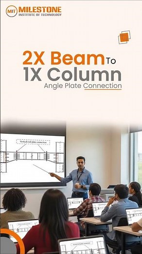 Master the 2X Beam to 1X Column Angle Plate Connection in SolidWorks!