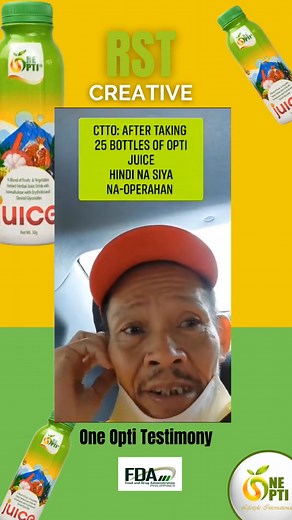Marami na ang nagpatunay!  Ang One Opti Juice ay nakatulong sa...