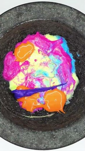 Oddly Satisfying Slime Face Mask #shorts