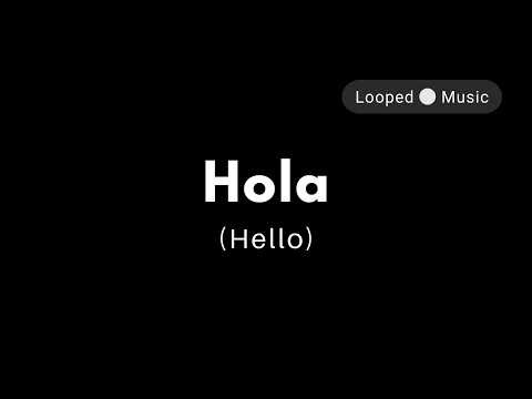 Hola – How to Say “Hello” in Spanish (Trap Loop)