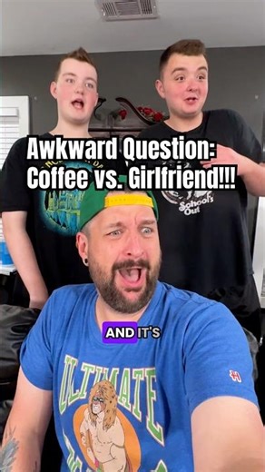 BEST PART OF WAKING UP!!!! ☕️😮🤣 #awkwardquestions #coffee #funny #uploadsoffun