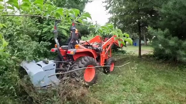 The SECRET to clearing Brush, it’s NOT a brush hog Mulcher - https://baumalight.com/brush-mulchers/en/mp348.php | Outdoors with Erik