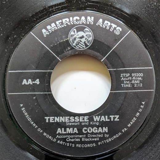 Alma Cogan - Tennessee Waltz