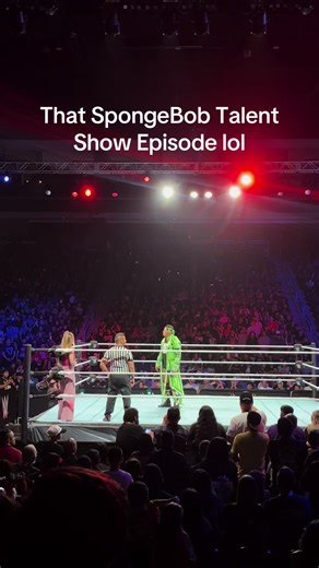 You guys remember that SpongeBob talent show episode where SpongeBob would get cheered and squidward would get booed, here is The Miz playing the part of squidward lol #themiz #miz #wwe #spongebob #squidward