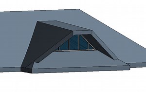 How can i create dormer roof from scan?