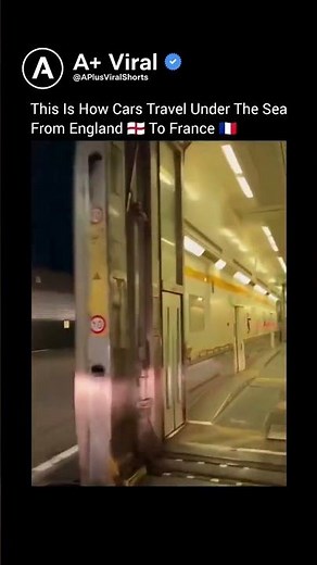 Cars Travel Under the Sea From England to France