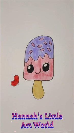 Cute Popsicle Drawing