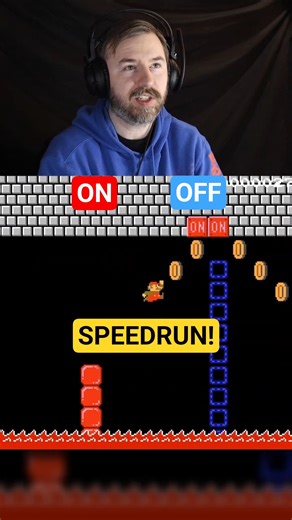 The ON/OFF Trap! ☠️ Mario Maker 2 #shorts