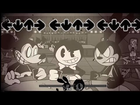 Friday Night Funkin' Saturday Fatality(Mickey Mouse vs Bendy vs Oswald) (FNF MOD)