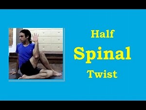 Ardha Matsyendrasana : 2 Minutes Basic Yoga Twist Health