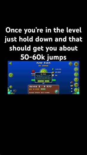 How ro get a lot of jumps and free stuff in geometry dash #geometrydash #gd #freestuff #trending #gd