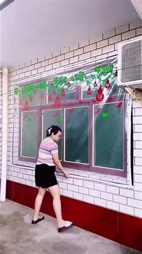#Windproof and heat-insulating film for windows in winter# Window windproofingWarm film