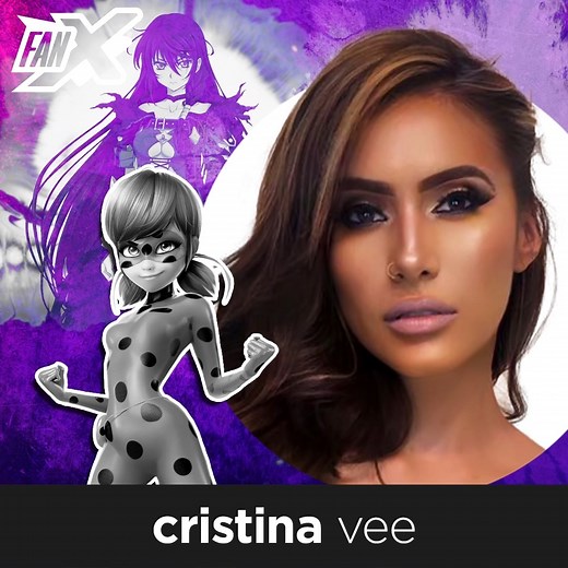 📣 Welcome Cristina Vee to #FanX!! #miraculousladybug | FanX Salt Lake Comic Convention
