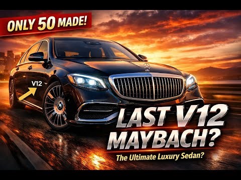 The Last V12 Maybach 2026 Mercedes Maybach S680 Final Edition Only 50 Worldwide