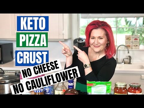HOW TO MAKE KETO PIZZA CRUST WITH ALMOND FLOUR | KETO PIZZA BASE RECIPE | NO CHEESE NO CAULIFLOWER