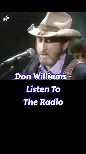 Don Williams - Listen To The Radio (Lyrics) #countrymusic #80smusic #songlyrics