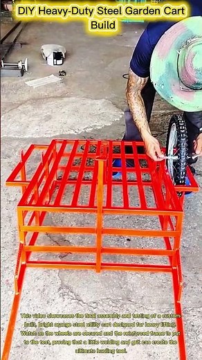 DIY Heavy-Duty Steel Garden Cart Build