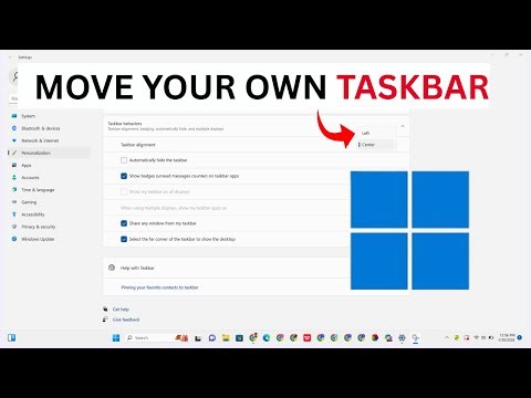 How To Move Taskbar In Windows 11