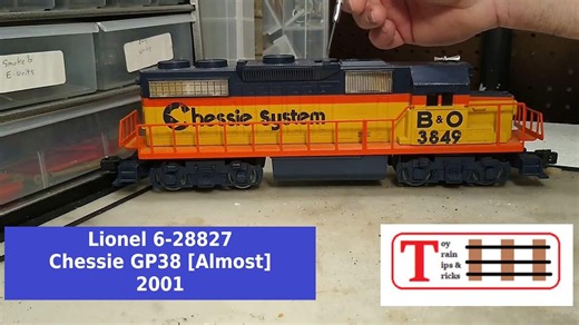 Lionel 6-28827 Chessie GP38 [Almost]: Running and Review