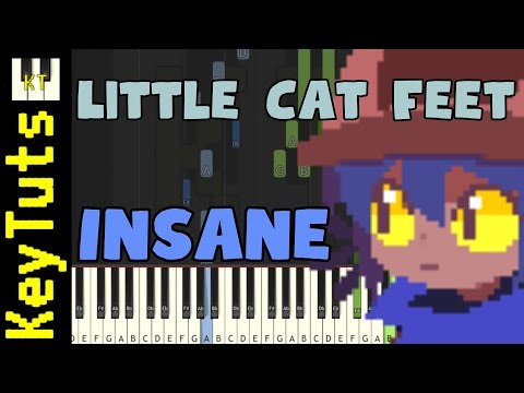 On Little Cat Feet [OneShot] - Insane Mode [Piano Tutorial] (Synthesia)
