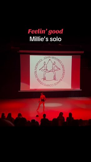 Millie’s Solo Performance at LJMU Dance Competition