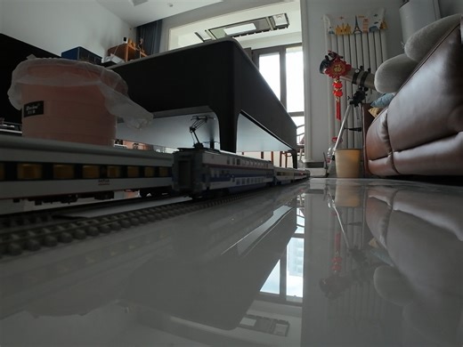 【HO比例火车模型】双层检测车加入大巡检家族！