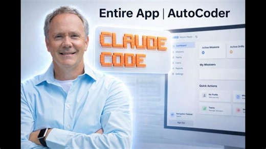 Claude Code | AutoCoder | Build Entire Web Application End-To-End | Chris Langston | 11 comments