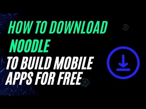 How To Install Noodle - Free App Builder