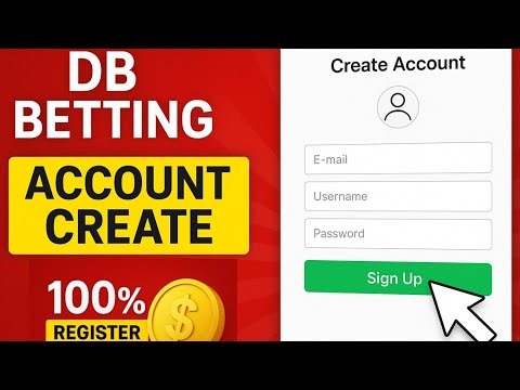 📌 How to Create an Account on DB Betting Site #like #subscribe #trending