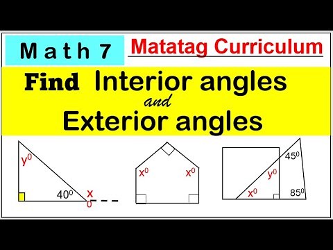 MATH 7 DETERMINE ANGLE X IN A POLYGON, quarter 1 week 3 #solvingpolygon #findanglex #math7 #matatag