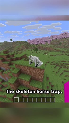 how to beat the skeleton horse trap#mcyt #fyp