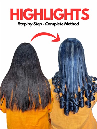 Professional Hair Highlights Tutorial at Lujane’s Salon