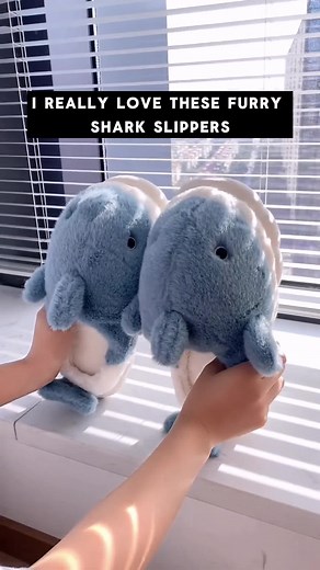 Step into comfort with our Shark Plush Slippers! 🦈✨ Dive into coziness and make every step a delight. #CozyFeet #SharkSlippers#slippers #tiktokmedemebuyit #shark