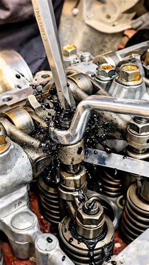 Valve Clearance Tappet Adjustment Smooth Engine Performance #shorts