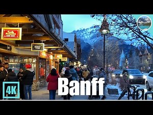 🎅🎁 Walking Tour of Banff on Christmas Day!🎄🇨🇦
