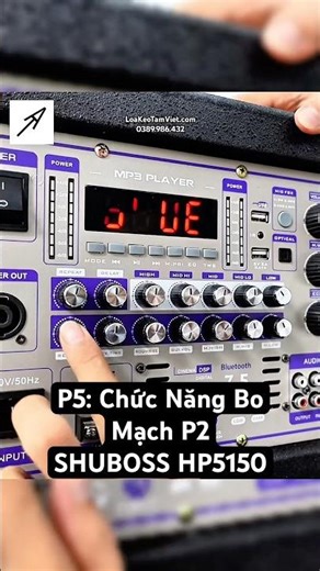P5: P2 Circuit Board Functions of the Latest High Power 5-Inch SHUBOSS HP5150 Portable Speaker #s...