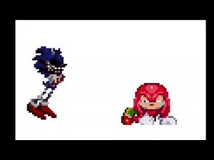 Faker EXE kills Knuckles