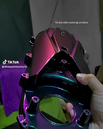 7 Colors Chameleon Honda Motorcycle Painting