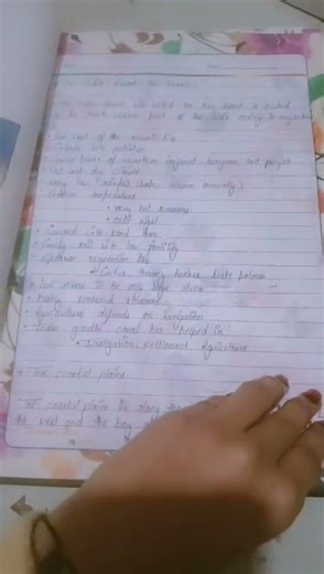 Physical feature of India project file best file of class 9th to 10th 👍