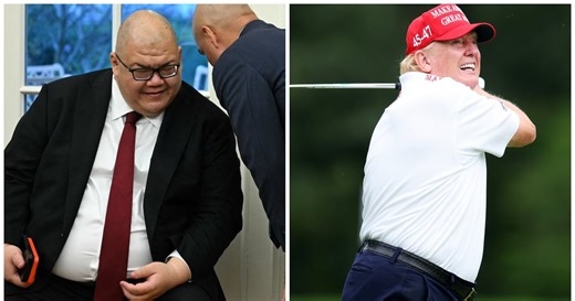 White House Goon Fumes at Golf Author Who Exposed Trump Cheating