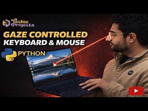 AI Virtual Keyboard using OpenCV | Gaze controlled keyboard with Python and Computer Vision