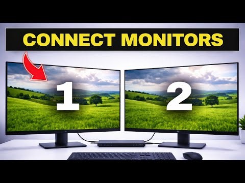 How to Connect Two Monitors to a PC via HDMI (2026) | Duplicate or Extend Screen Easily
