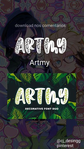 PINTEREST fontes pack 🍫 #dafont #fonts