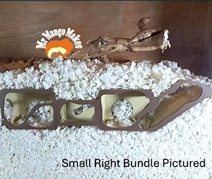 Small Pet Burrow Hide System, Hamster, Mouse, Gerbil, Watchbox - Etsy