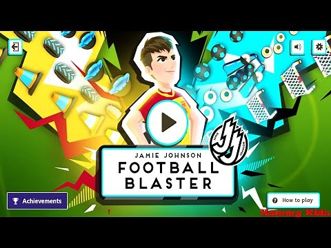 Football Blaster Jamie Johnson CBBC Game Gameplay for Kids