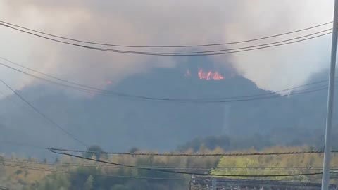 Japan: Wildfires Rage in Okayama and Ehime Prefectures, Evacuations Ordered 4